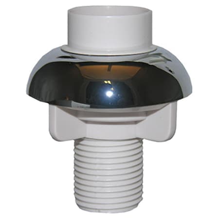 Larsen Supply Co 08-1509 Universal Fit White-Chrome Sink Hose Guide 658714